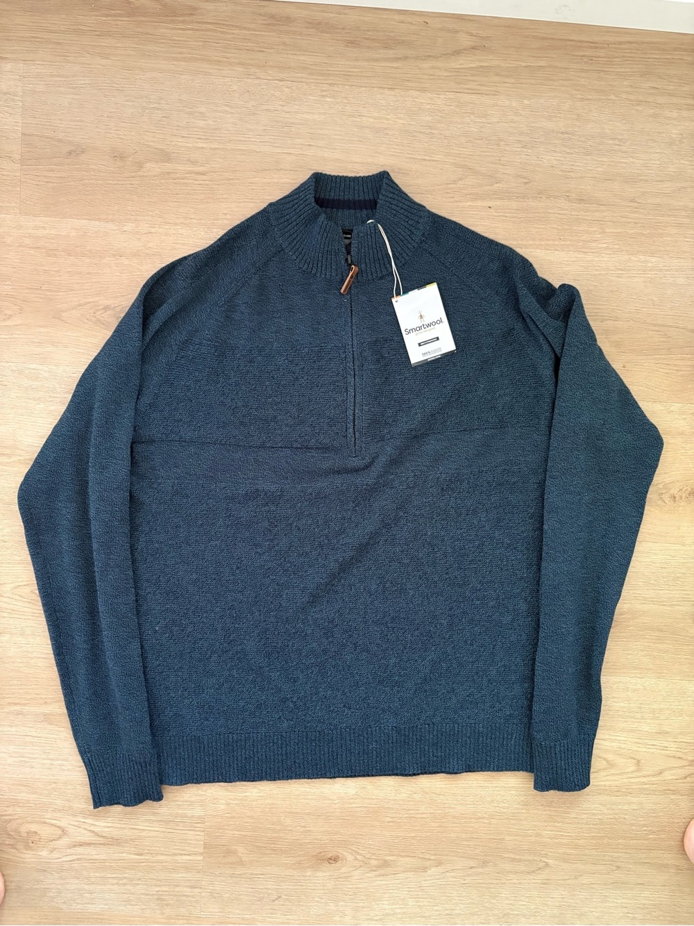 Smartwool Men's Dark Navy Half-Zip Sweater